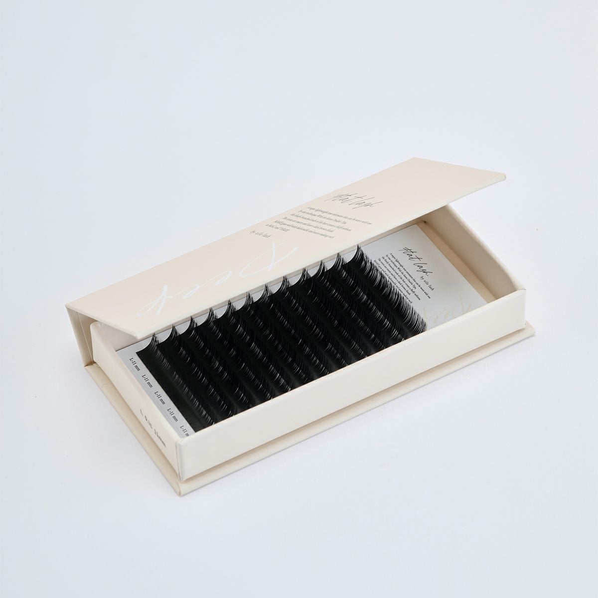 【未使用・Lカール】長さ6〜12mm/ディープフラットラッシュ/ブラック ディープフラットラッシュLカール | aile beauty academy -アイリスト